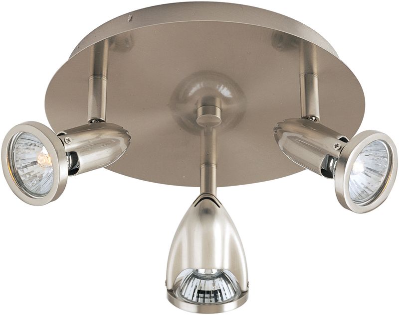 Agron 9' 3 Light Track Light in Satin Nickel