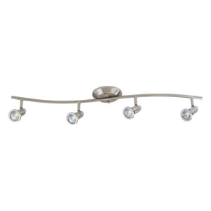 Agron 34' 4 Light Track Light in Satin Nickel