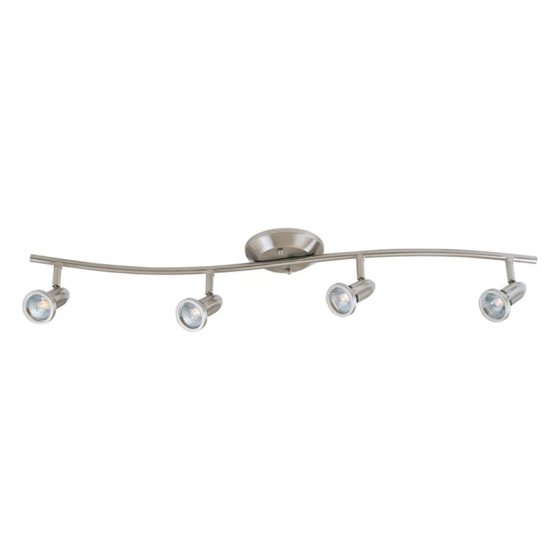 Agron 34' 4 Light Track Light in Satin Nickel