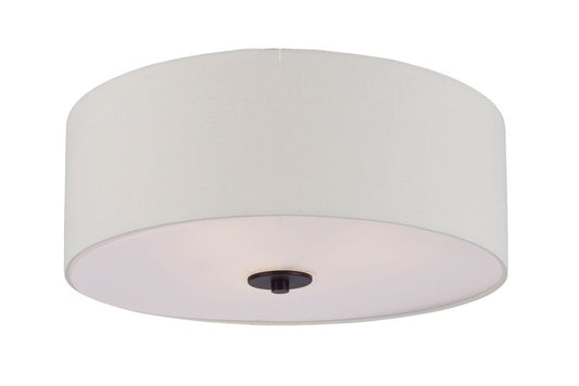 Bongo 18" 3 Light Flush Mount in Oil Rubbed Bronze