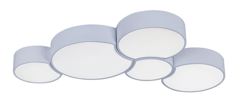 Cells 10' Single Light Flush Mount in Matte White