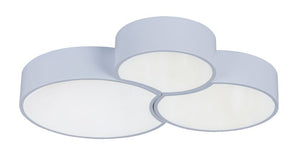 Cells 13' Single Light Flush Mount in Matte White