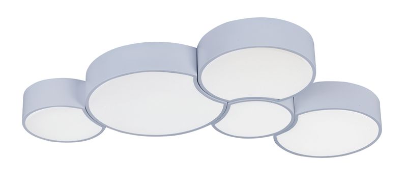 Cells 13' Single Light Flush Mount in Matte White