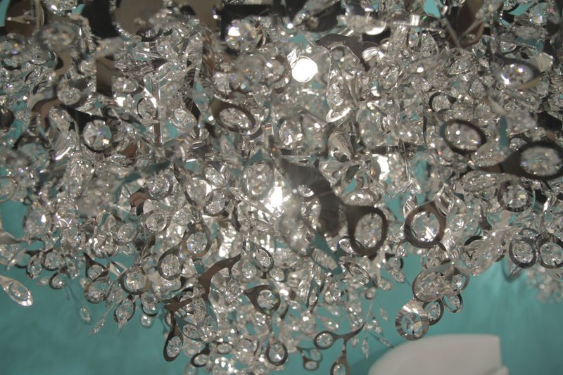 Comet 25' 7 Light Flush Mount in Polished Chrome