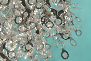 Comet 25' 7 Light Flush Mount in Polished Chrome