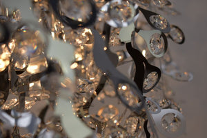 Comet 25' 7 Light Flush Mount in Polished Chrome