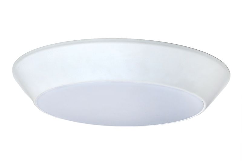 Convert 8' x 1' Single Light Flush Mount in White