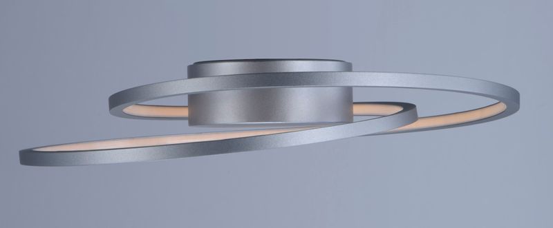Cycle 18.25' Single Light Flush Mount in Matte Silver