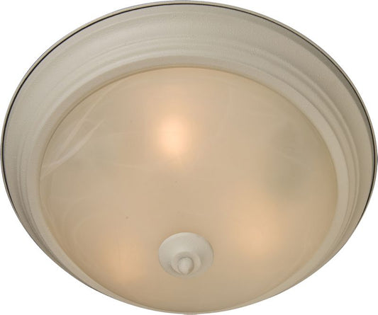 Essentials - 584x 11.5" Single Light Flush Mount in Textured White