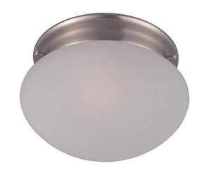 Essentials - 588x 7.5' Single Light Flush Mount in Satin Nickel