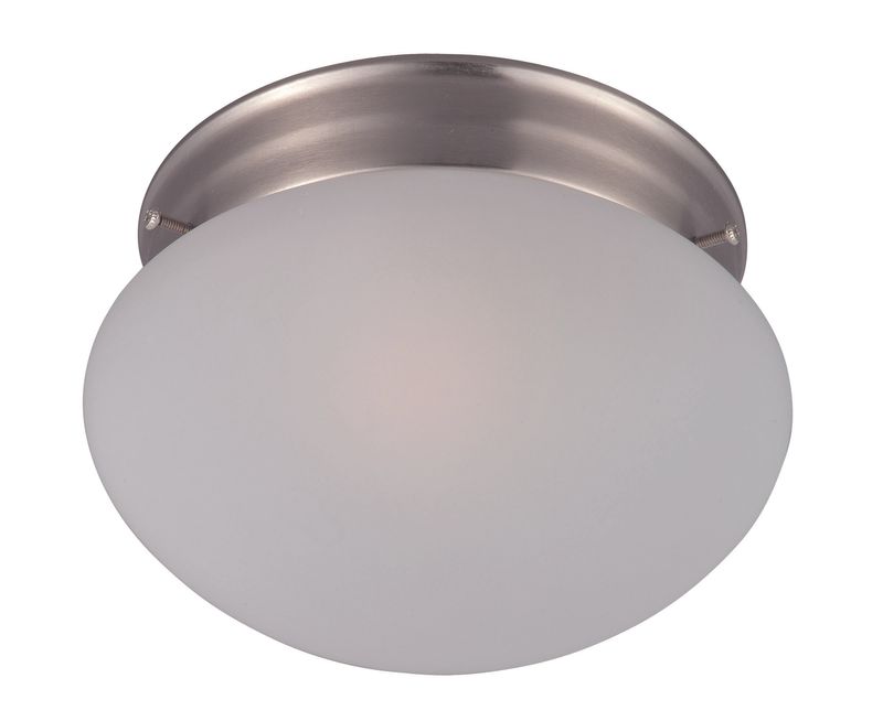 Essentials - 588x 7.5' Single Light Flush Mount in Satin Nickel