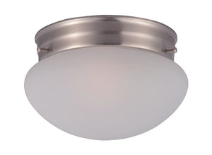 Essentials - 588x 7.5' Single Light Flush Mount in Satin Nickel