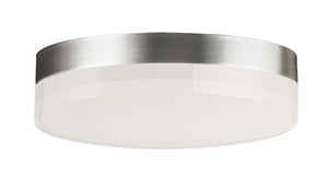 Illuminaire II 7' Single Light Flush Mount in Satin Nickel