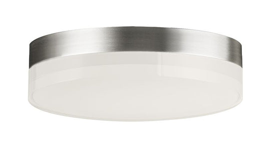 Illuminaire II 7" Single Light Flush Mount in Satin Nickel