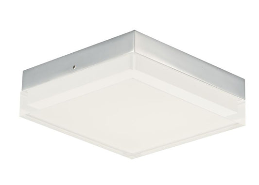 Illuminaire II 6.25" Single Light Flush Mount in Polished Chrome