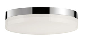 Illuminaire II 9' Single Light Flush Mount in Polished Chrome