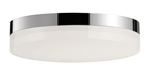 Illuminaire II 9" Single Light Flush Mount in Polished Chrome