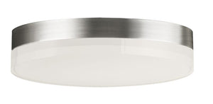 Illuminaire II 9' Single Light Flush Mount in Satin Nickel
