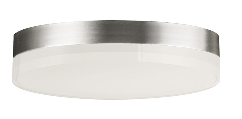Illuminaire II 9' Single Light Flush Mount in Satin Nickel