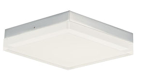 Illuminaire II 8.5' Single Light Flush Mount in Polished Chrome