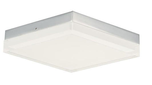 Illuminaire II 8.5" Single Light Flush Mount in Polished Chrome