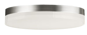 Illuminaire II 11' Single Light Flush Mount in Satin Nickel