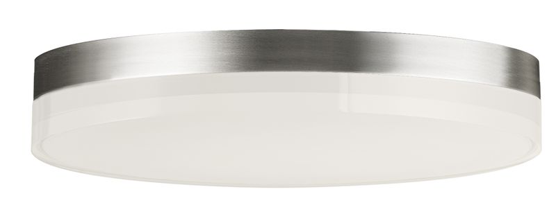 Illuminaire II 11' Single Light Flush Mount in Satin Nickel