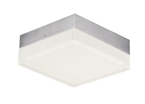Illuminaire II 4.75' Single Light Flush Mount in Satin Nickel