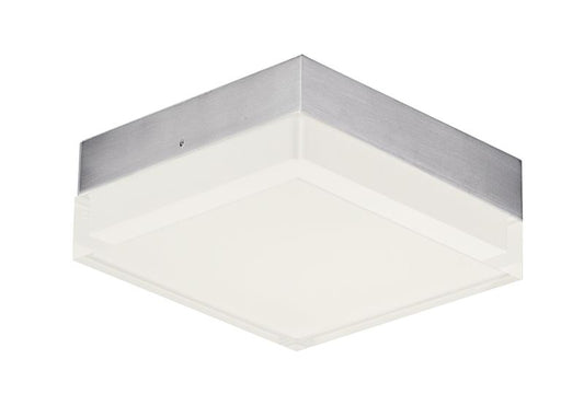 Illuminaire II 4.75" Single Light Flush Mount in Satin Nickel