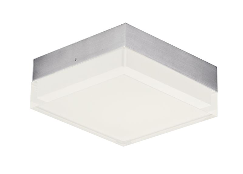 Illuminaire II 4.75' Single Light Flush Mount in Satin Nickel