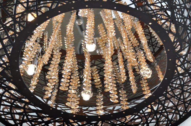 Inca 23.5' 9 Light Flush Mount in Bronze