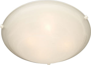 Malaga 20' 4 Light Flush Mount in White