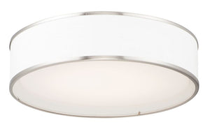 Prime 20' Single Light Flush Mount in Satin Nickel