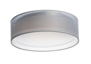 Prime 16' 3 Light Flush Mount in Grey
