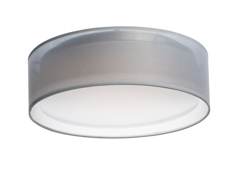 Prime 16' 3 Light Flush Mount in Grey