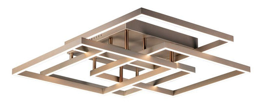 Traverse 31" 4 Light Flush Mount in Champagne