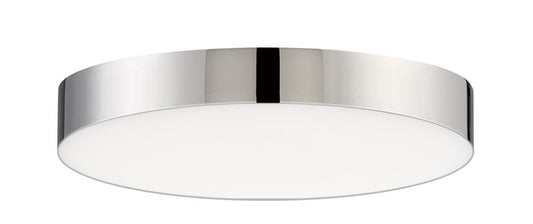 Trim 5" Single Light Flush Mount in Polished Chrome