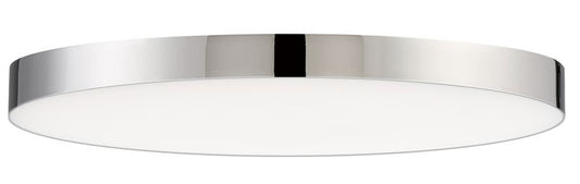 Trim 11" Single Light Flush Mount in Polished Chrome