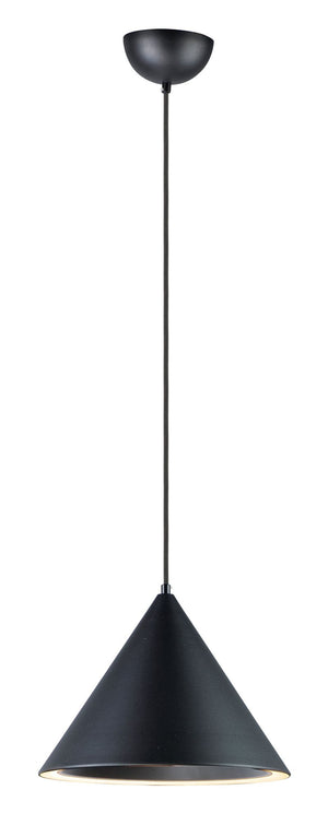Abyss 12.5' Single Light Pendant in Black