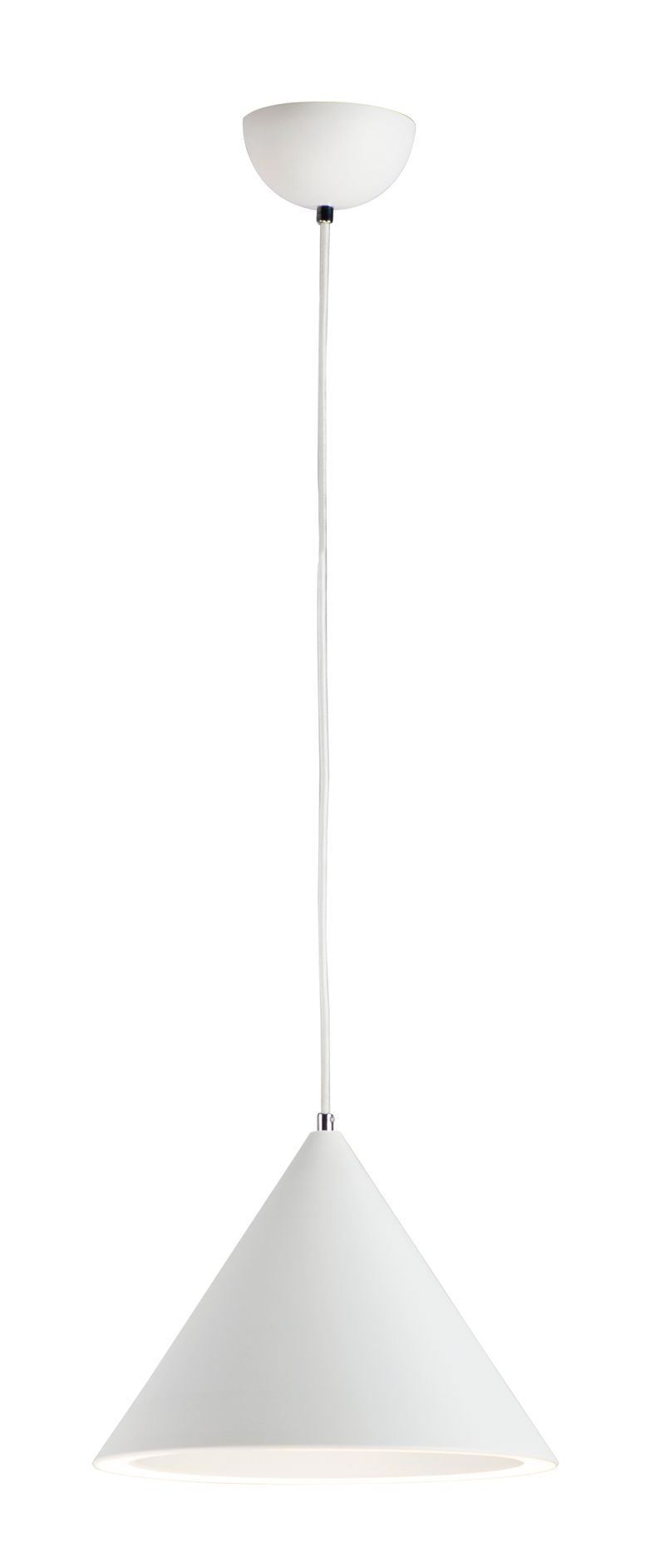 Abyss 12.5' Single Light Pendant in Matte White