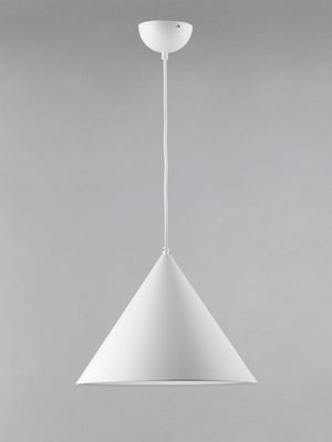 Abyss 12.5' Single Light Pendant in Matte White