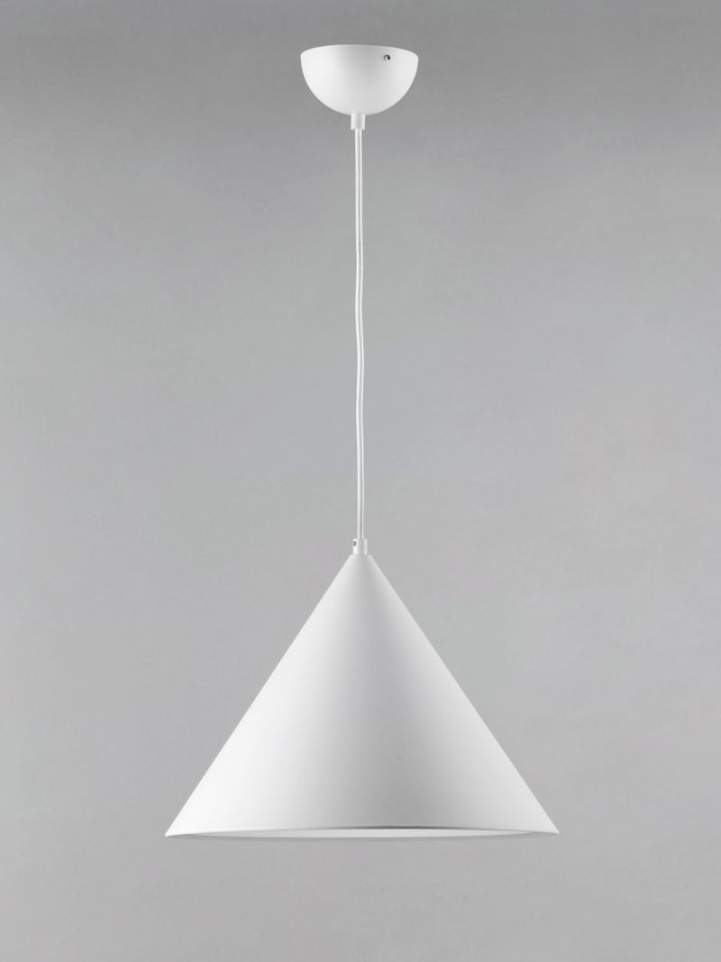 Abyss 12.5' Single Light Pendant in Matte White