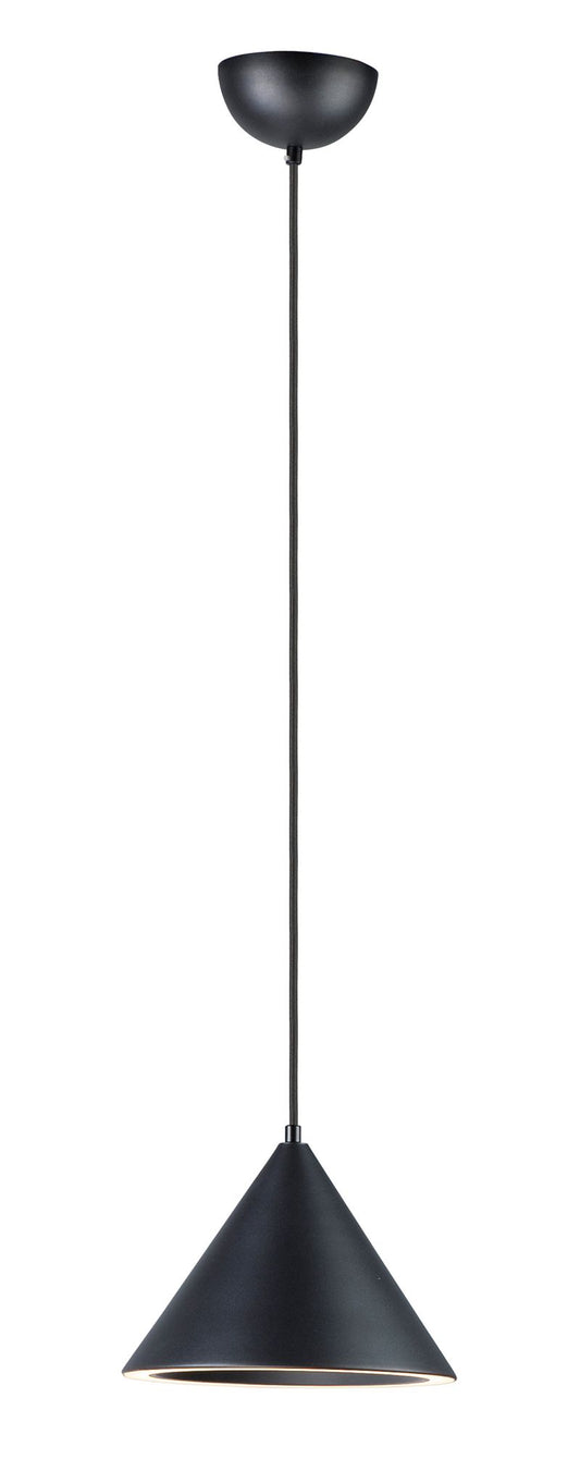 Abyss 9.5" Single Light Mini-Pendant in Black