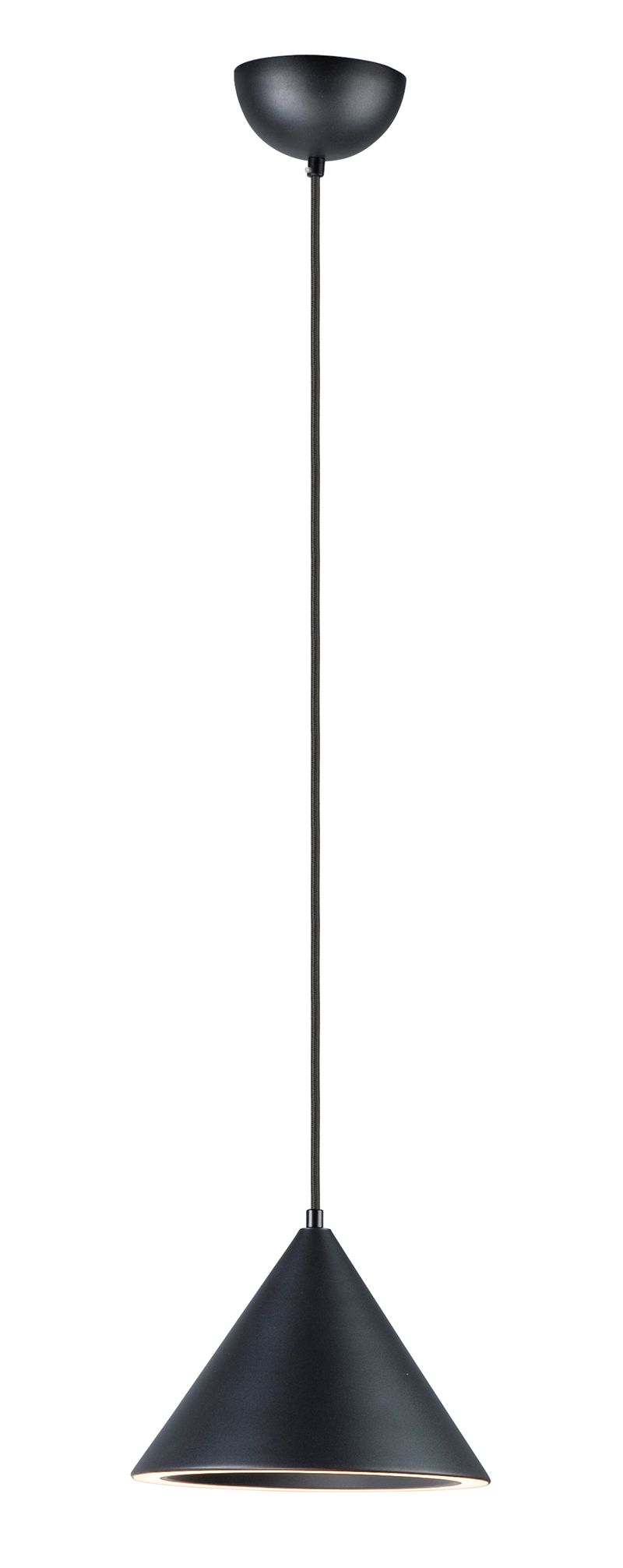 Abyss 9.5' Single Light Mini-Pendant in Black