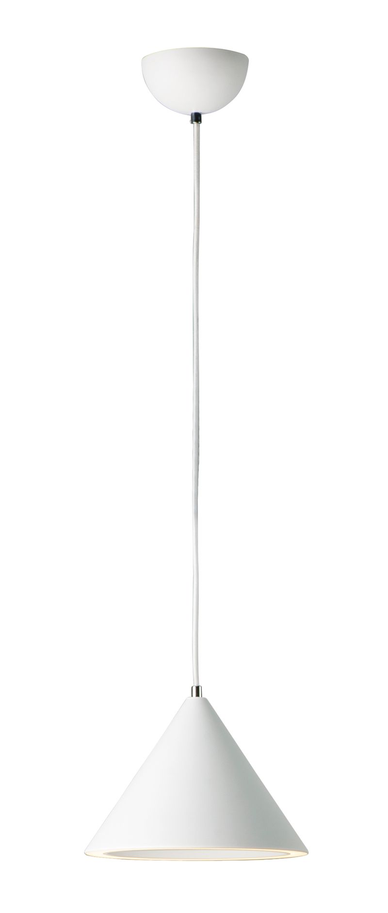 Abyss 9.5' Single Light Mini-Pendant in Matte White