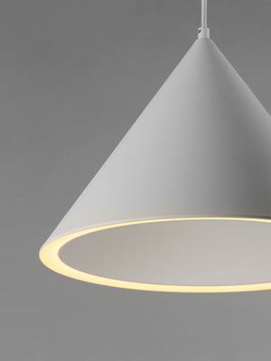 Abyss 9.5' Single Light Mini-Pendant in Matte White