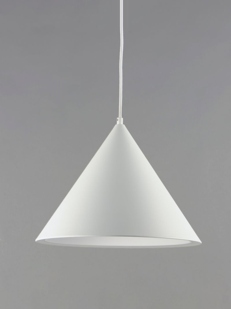 Abyss 9.5' Single Light Mini-Pendant in Matte White
