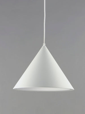 Abyss 15.75' Single Light Pendant in Matte White