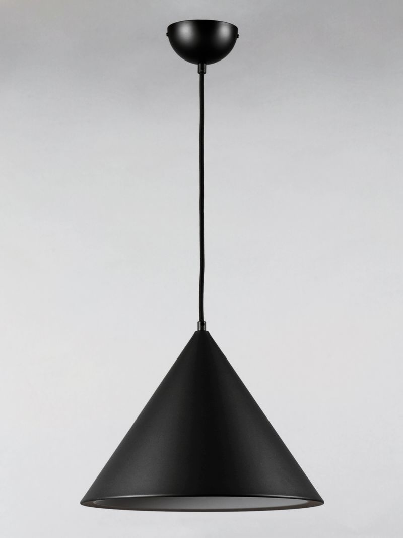 Abyss 15.75' Single Light Pendant in Black
