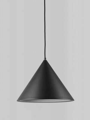 Abyss 15.75' Single Light Pendant in Black